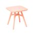 5 Mesa Infantil Pipa Rivatti 51 cm -Largura- Estrutura Monobloco em Polipropileno -PP- Pessego